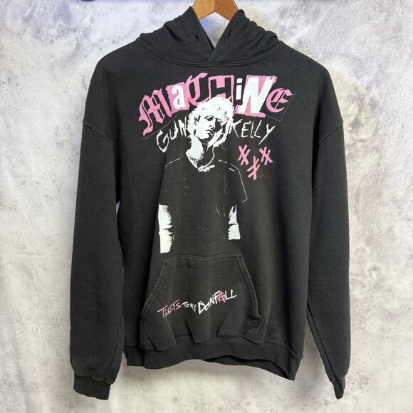 Machine Gun Kelly XX Official Merch Tickets To My Downfall Hoodie 21.5x23.5 - Picture 1 of 13